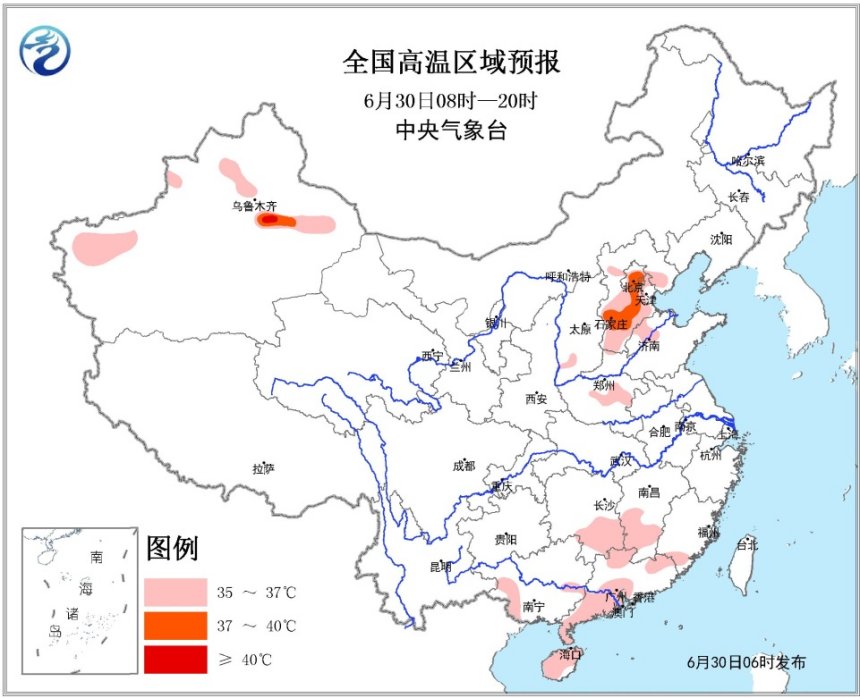 长江中下游强降雨注意防范